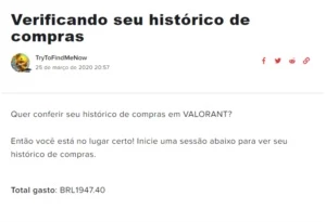 CONTA VALORANT QUASE R$2K INVESTIDOS EM SKINS - PLATINA 03