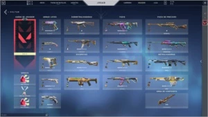 CONTA VALORANT QUASE R$2K INVESTIDOS EM SKINS - PLATINA 03