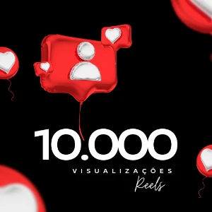 10k Visualizações Reels Instagram - Redes Sociais