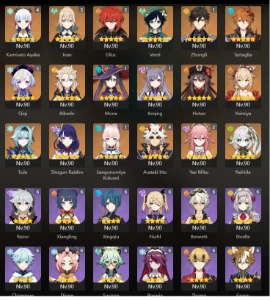 Ar 60, End Game, Ayaka C4 + Bis - Itto C4 + Bis E Muito Mais - Genshin Impact