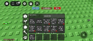 {Conta de grow a garden 🌼🌴} ONLY SEED - Roblox