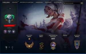 CONTA LOL GOLD 3 VÁRIAS SKINS - League of Legends
