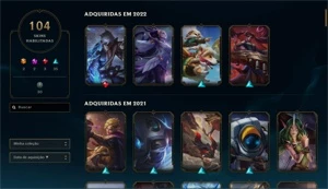CONTA LOL GOLD 3 VÁRIAS SKINS - League of Legends