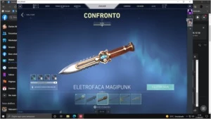 conta valorant 870 reais + investidos, 5 facas