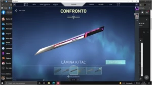 conta valorant 870 reais + investidos, 5 facas
