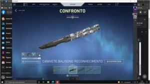 conta valorant 870 reais + investidos, 5 facas