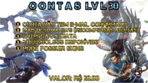 NINE │Contas & Eloboost - League of Legends LOL