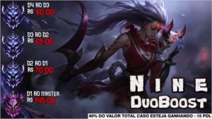 NINE │Contas & Eloboost - League of Legends LOL