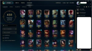 Conta Gold V quase todos os champions e varias skins - League of Legends LOL