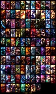 Conta Gold V quase todos os champions e varias skins - League of Legends LOL