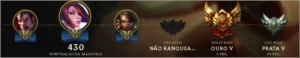 Conta Gold V quase todos os champions e varias skins - League of Legends LOL