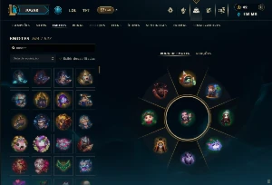 Conta lol 791(Skins), com um VALOR DE 6,324.50. - League of Legends
