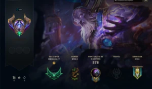 1/5 DO VALOR CONTA LOL R$11,938,60 + 760 SKINS (RARAS)    - League of Legends