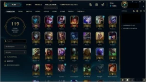 (CONTA DIAMOND 4) 40 champs,10 skins e 18 spolios de skin - League of Legends LOL