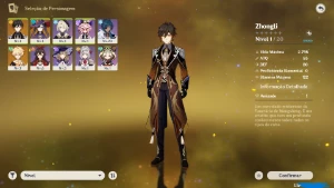 Genshin Impact AR 10, Zhongli + Mona