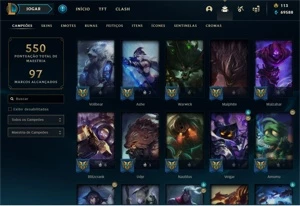 Conta LoL lvl 424 + Conta Valorant lvl 71 - League of Legends