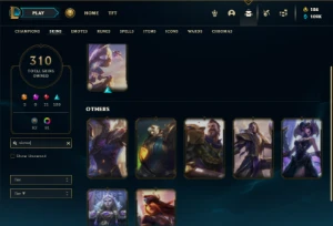 Esmeralda 4 com TODOS os champs e 310 Skins + 8 Prestigios - League of Legends LOL