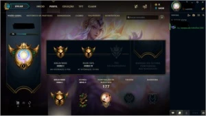 Conta League of Legends Ouro I LOL