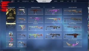 ACC VALORANT COM TODOS OS PASSES DESDE O BETA