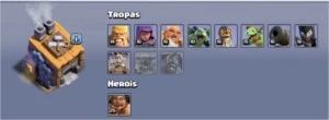 Conta clash of clans Cv 12 semi-full
