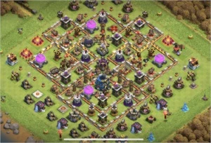 Conta clash of clans Cv 12 semi-full