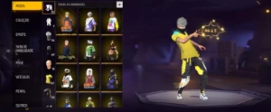 Conta do Free fire gemada