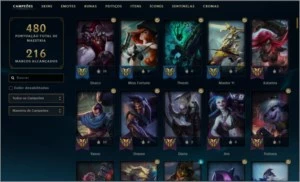Conta League of Legends LOL