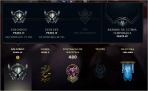 Conta League of Legends LOL