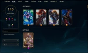 Conta League of Legends LOL
