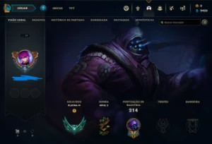 Conta lol 68%winrate - League of Legends