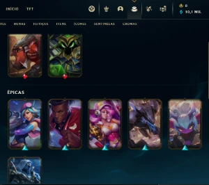Conta lol 68%winrate - League of Legends