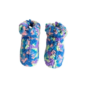 Pantufa de Lã Infantil Multicolor 18