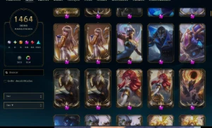 Conta League Of Legends Nv 889 ( 1464 Skins ) LOL