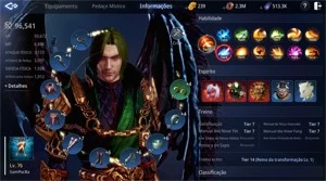 EU12  Lanceiro 76 96k  3 pet epic  2 couro epic - MIR4