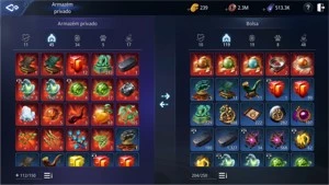 EU12  Lanceiro 76 96k  3 pet epic  2 couro epic - MIR4
