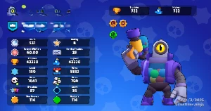 Conta BS - 43330 Troféus 87/88 Brawlers - Brawl Stars