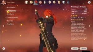 Conta Genshin Impact Servidor EU