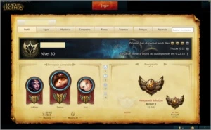 CONTA DE LOL BRONZE II+42 CAMPEÕES+9 SKINS/LENDÁRIA - League of Legends