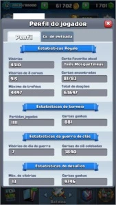 Conta Clash Royale lvl 12