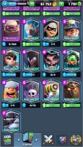 Conta Clash Royale lvl 12