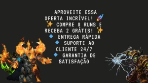 Pacote M+10 Compre 8 e Ganhe +2runs Experiência eVelocidade - Blizzard