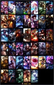 Conta League of Legends - 90 Champions - 41 skins LOL