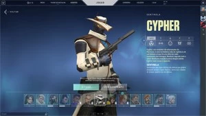 conta valorant com algumas skins