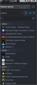 Conta Steam com muitos jogos