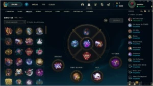 Conta Riot com diversas skins no lol e com skin no valorant - League of Legends