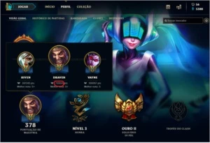 Conta Todos Champs ~ 104 Skins ~ 97 ícones~ Gold II ~ - League of Legends LOL