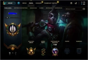 Conta LoL ouro 3 - League of Legends