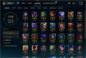 Conta LoL ouro 3 - League of Legends