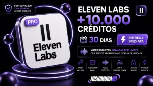 Eleven Labs 10K Créditos | Api Key + Email Privado ⚡ - Assinaturas e Premium