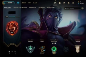 ACC PLAT 1 + 385 SKINS + TODOS CHAMPS - League of Legends LOL